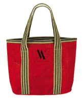 Canvas Bag, Red & Black